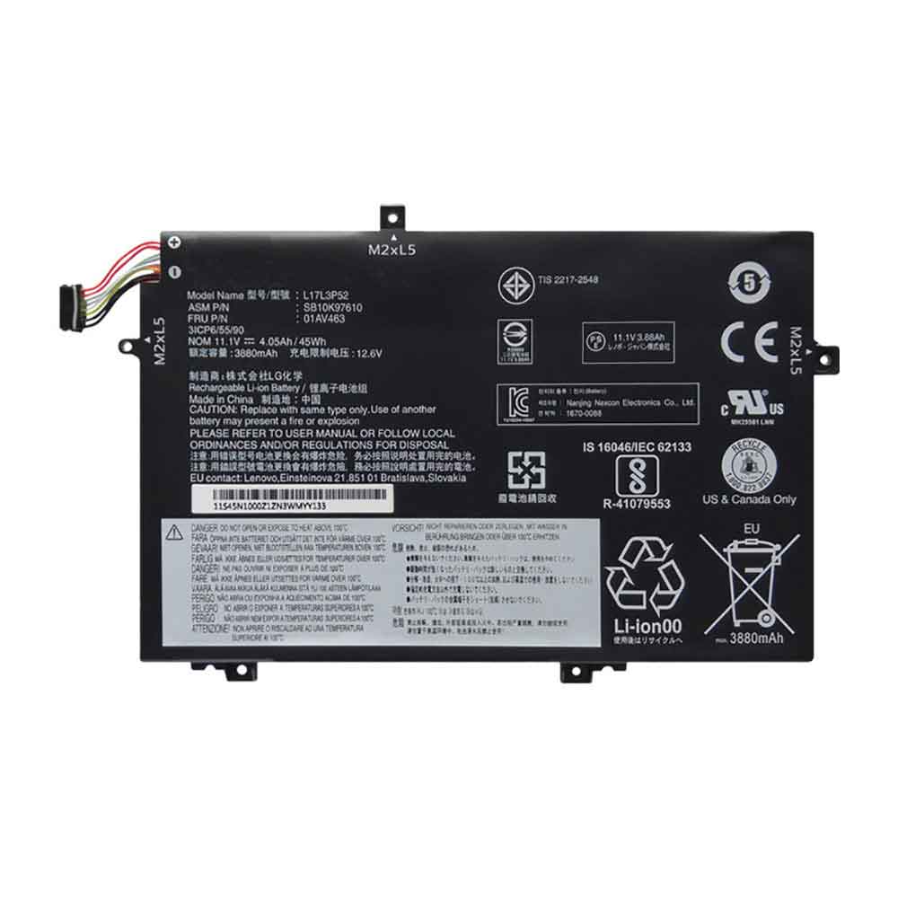 Lenovo 01AV464 Laptop accu batterij