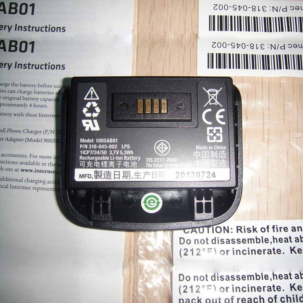 Intermec 1005AB01 Barcode scanner Accu batterij