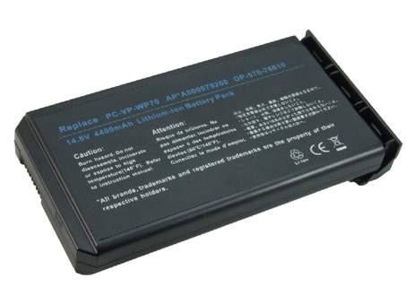 Batterie pour Fujitsu Amilo Pro E2000 V2010 L7300 PC-VP-WP70 21-92356-01, 4400mAh/8Cell 