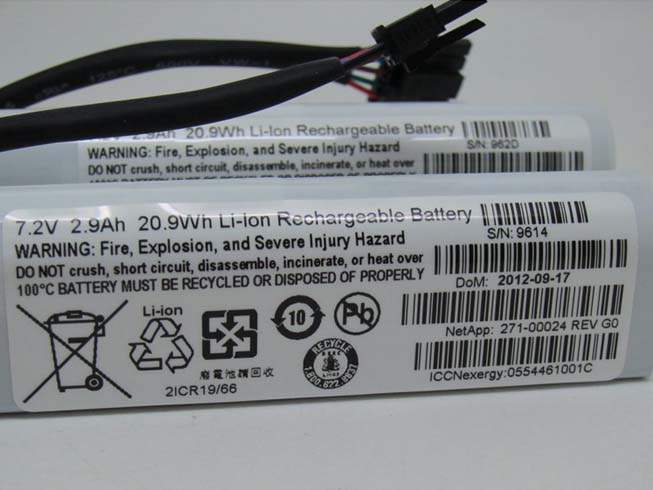 Batterie pour Net App ES3242 Rev E0 7.4V 2.5Ah 18.5Wh 2Cells  271-00024, 18.5Wh 