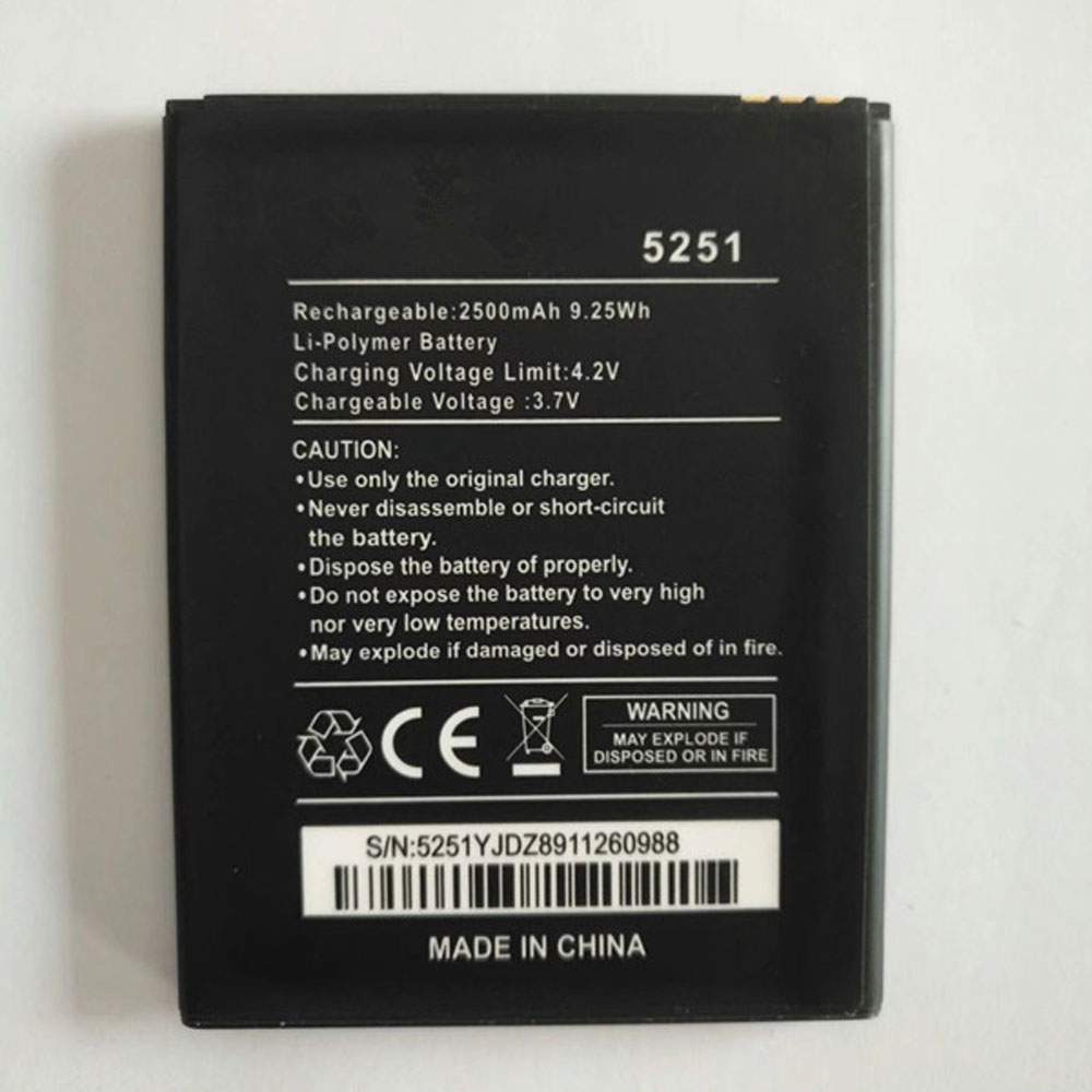 Wiko 5251 Mobiele Telefoon Accu batterij