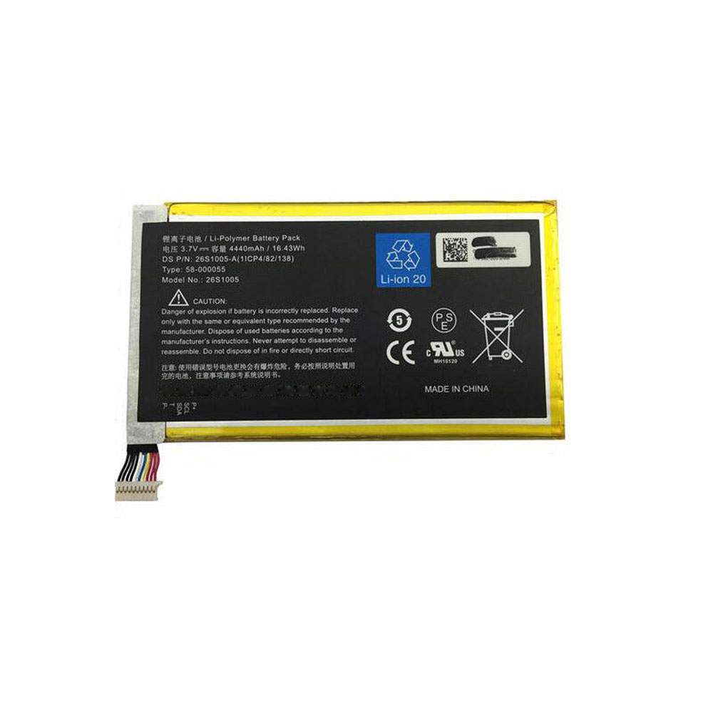 AMAZON 58-000055 Tablet Accu batterij