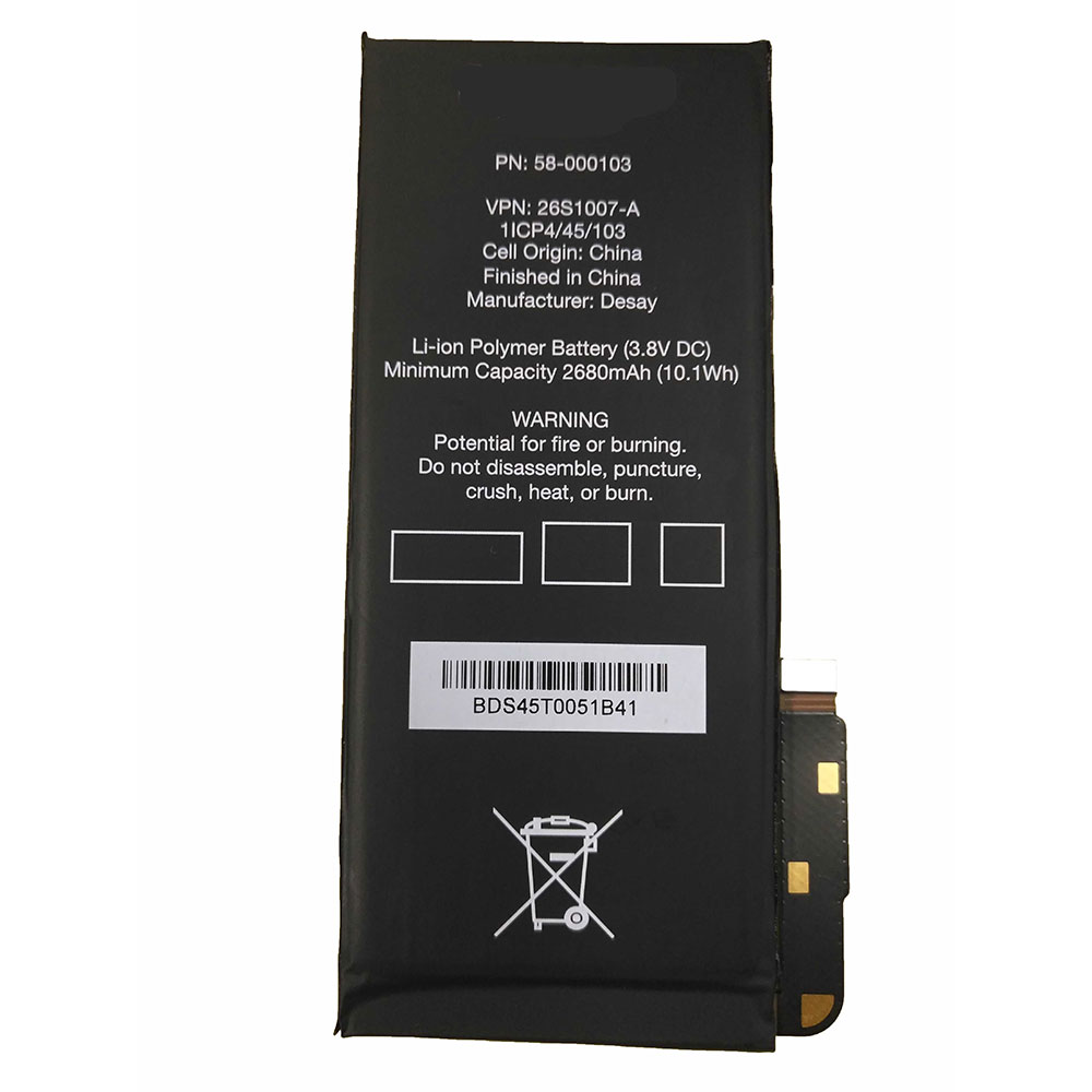 AMAZON 58-000103 Mobiele Telefoon Accu batterij