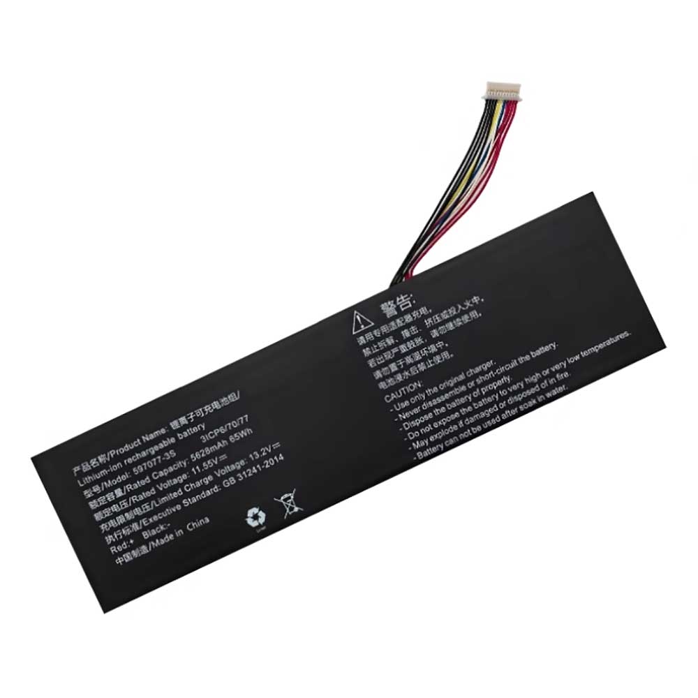 Batterie pour Machenike Machcreator-14 BS9SU BF9SU 14BS9SU 597077-3S, 5628mAh 