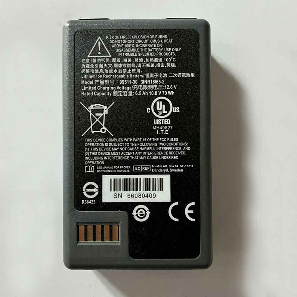 Trimble 79400 Controller Accu batterij