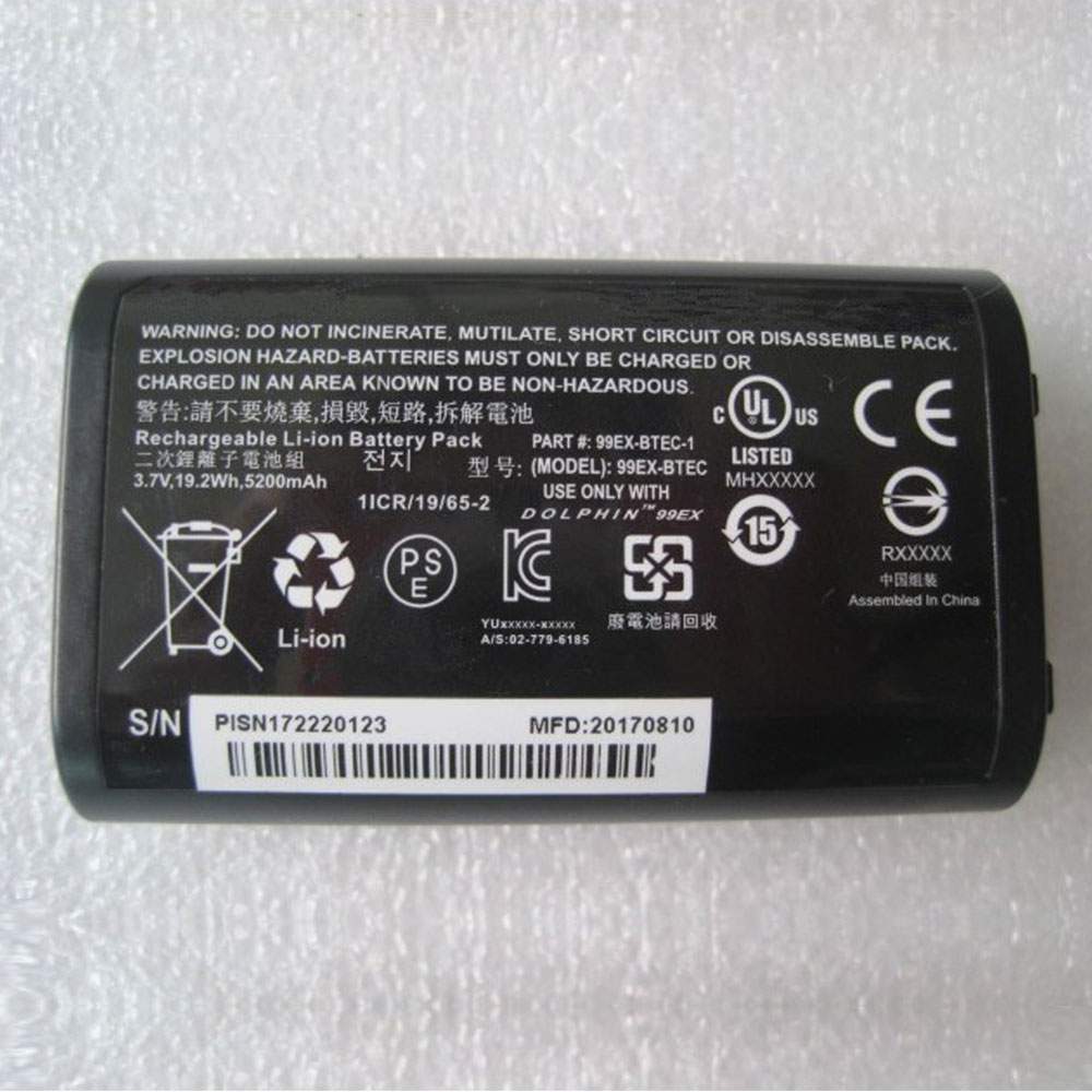 Honeywell 99EX-BTEC-1 Barcode scanner Accu batterij