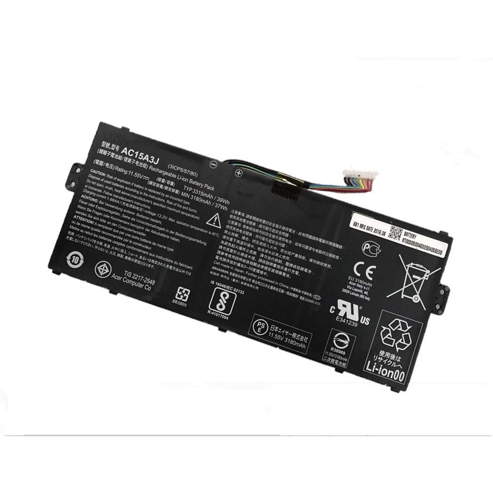 Acer AC15A3J Tablet Accu batterij