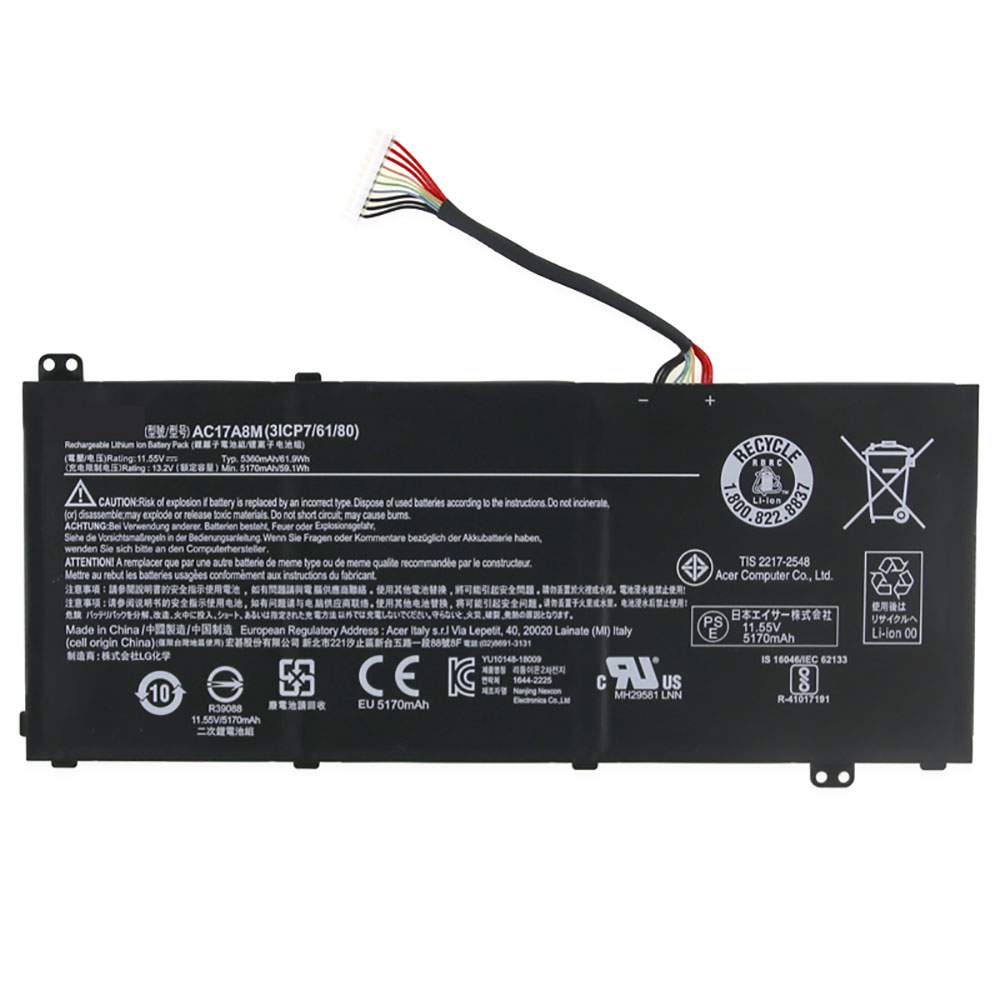 Acer AC17A8M Tablet Accu batterij