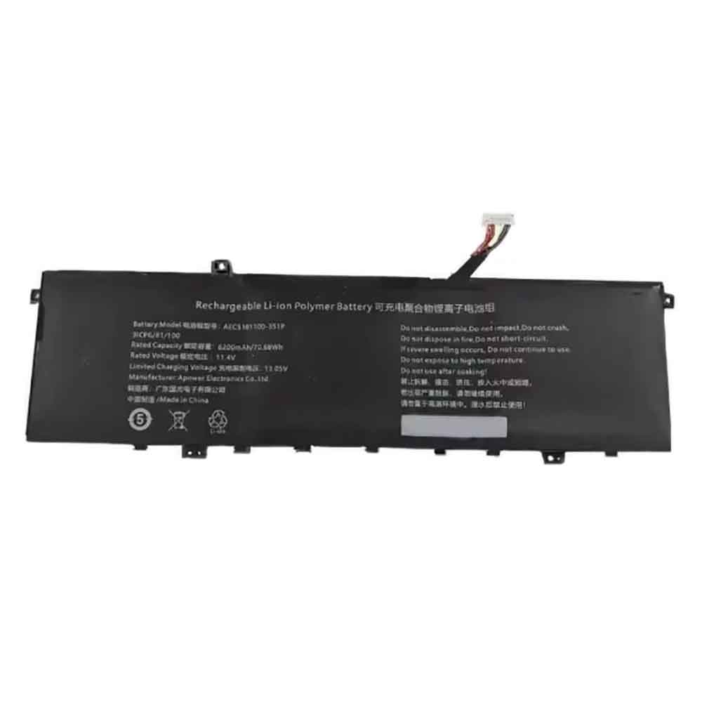 Batterie pour IPASON Maxbook P1 Pro AEC5181100-3S1P, 6200mAh 