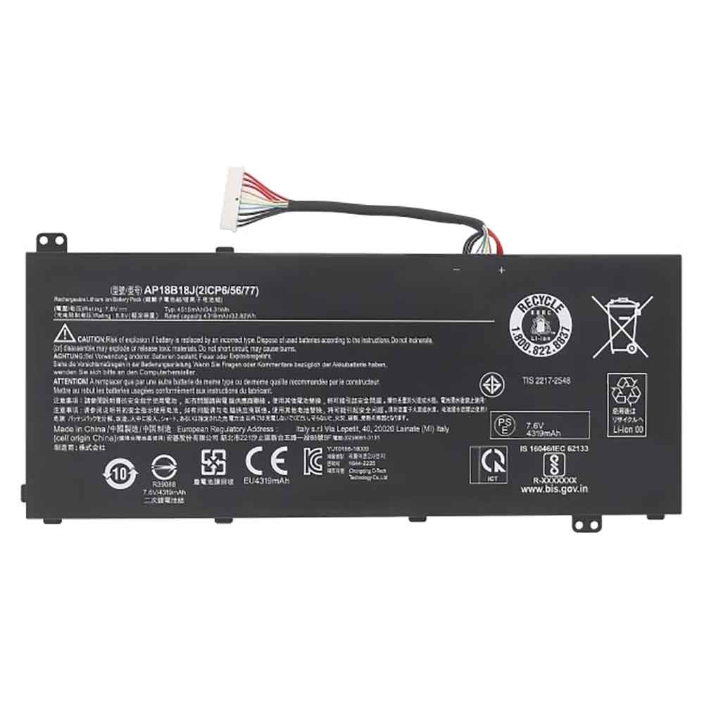 Acer AP18B18J Laptop accu batterij