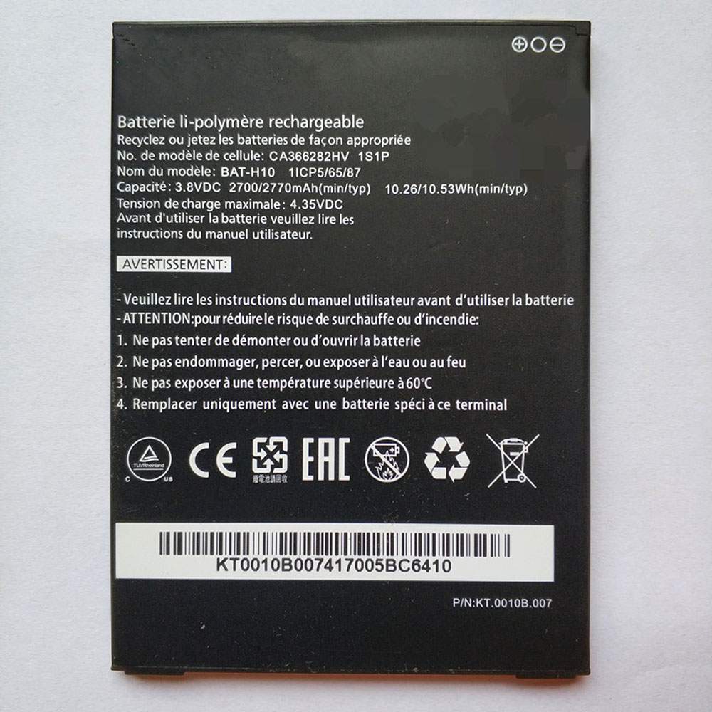 Acer 1ICP5/65/87 Mobiele Telefoon Accu batterij