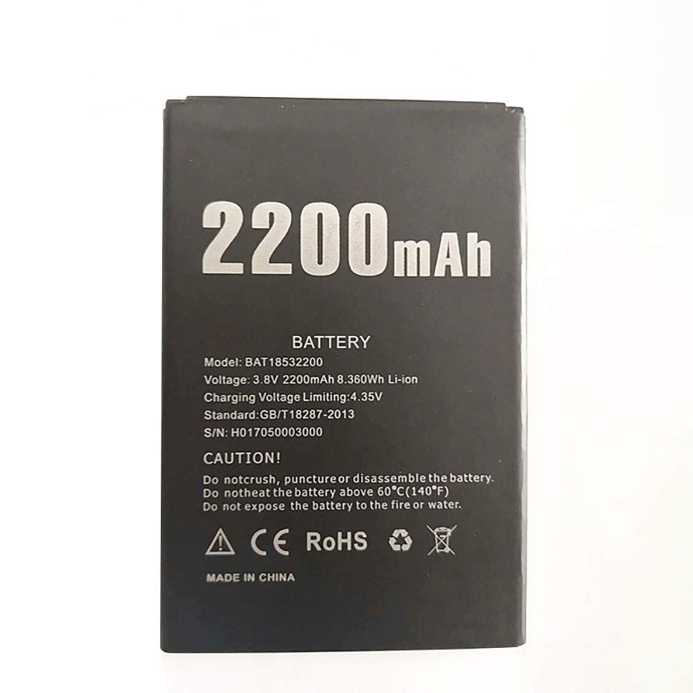 DOOGEE BAT18532200 Mobiele Telefoon Accu batterij