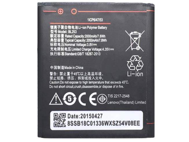 Lenovo BL253 Mobiele Telefoon Accu batterij