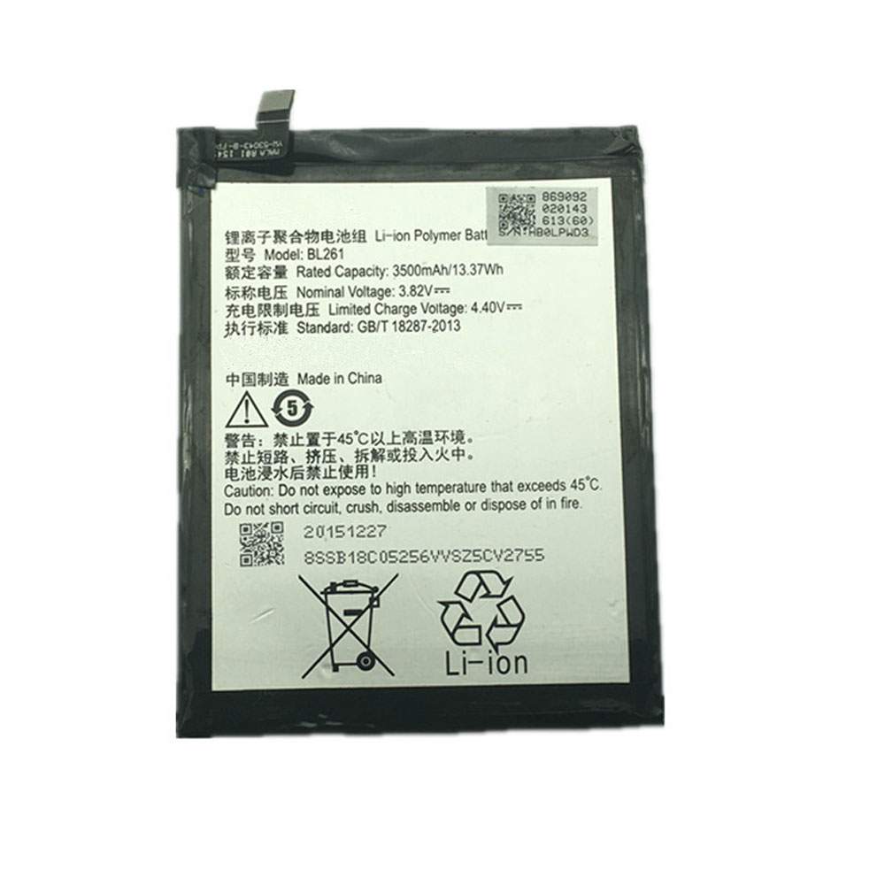 Lenovo BL261 Mobiele Telefoon Accu batterij