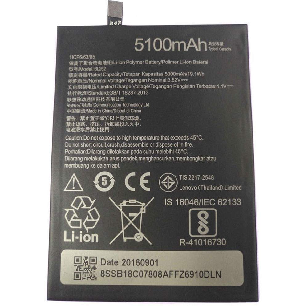 Lenovo BL262 Mobiele Telefoon Accu batterij