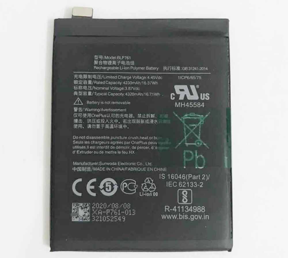 OnePlus ACBPN40M09 Mobiele Telefoon Accu batterij