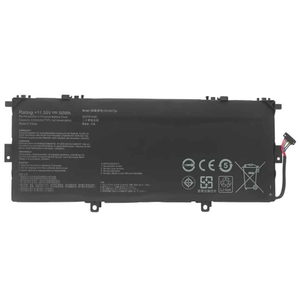 Batterie pour Asus UX331F UX331FAL UX331U UX331UAL C31N1724, 4335mAh 