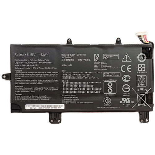 Asus ADP-180TBH Laptop accu batterij