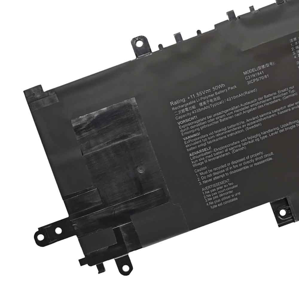 Batterie pour Asus ZenBook Edition 30 UX434DA UX434FA UX334FL UX434FL UX463FL UX463FA C31N1841, 4335mAh 50Wh 