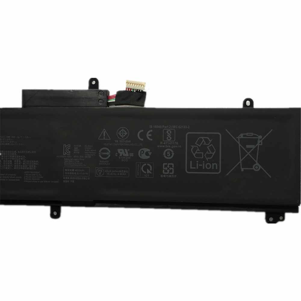 Batterie pour Asus ROG Zephyrus G15 GA502 M15 GU502G S15 GX502 C41N1837, 76Wh/4940MAH 