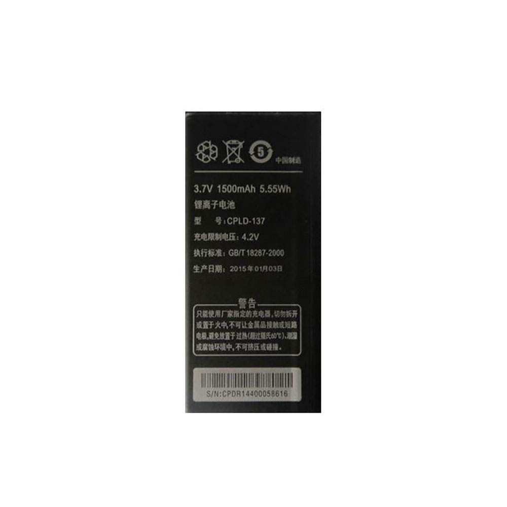 COOLPAD CPLD-137 Mobiele Telefoon Accu batterij