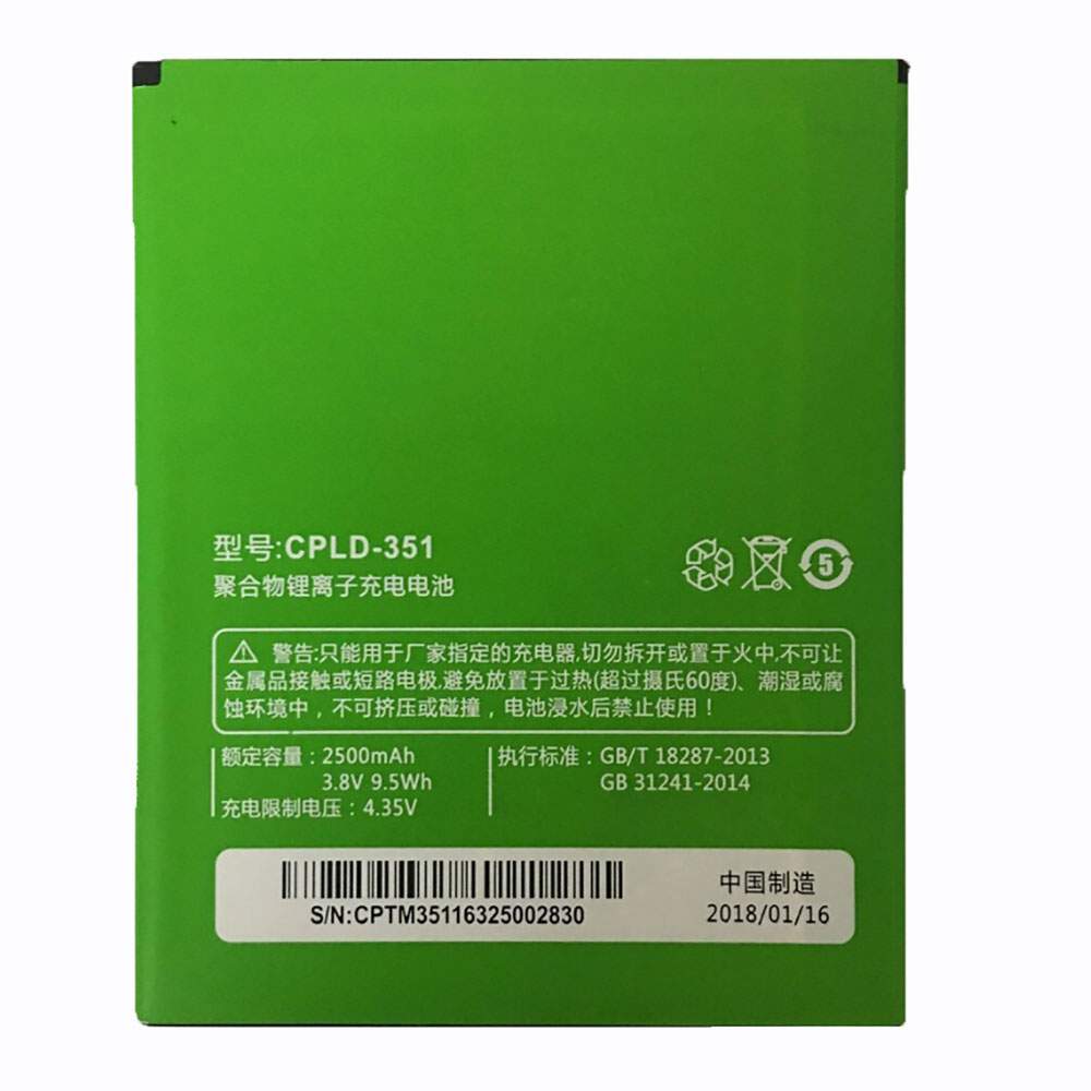 COOLPAD CPLD-351 Mobiele Telefoon Accu batterij