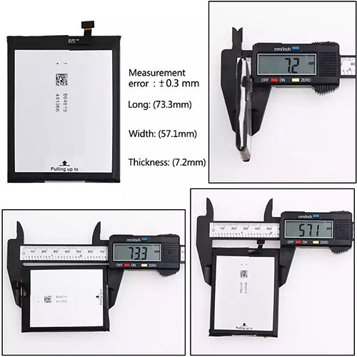 DOOGEE V715874P Mobiele Telefoon Accu batterij