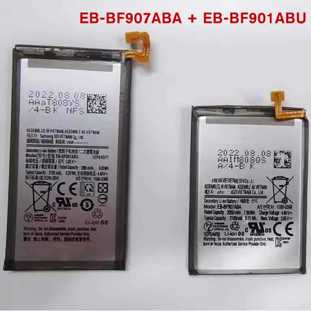 SAMSUNG EB-BF907ABA+EB-BF901ABU Mobiele Telefoon Accu batterij