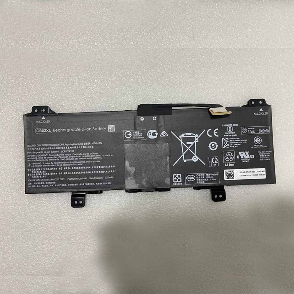 Hp GB02XL Laptop accu batterij