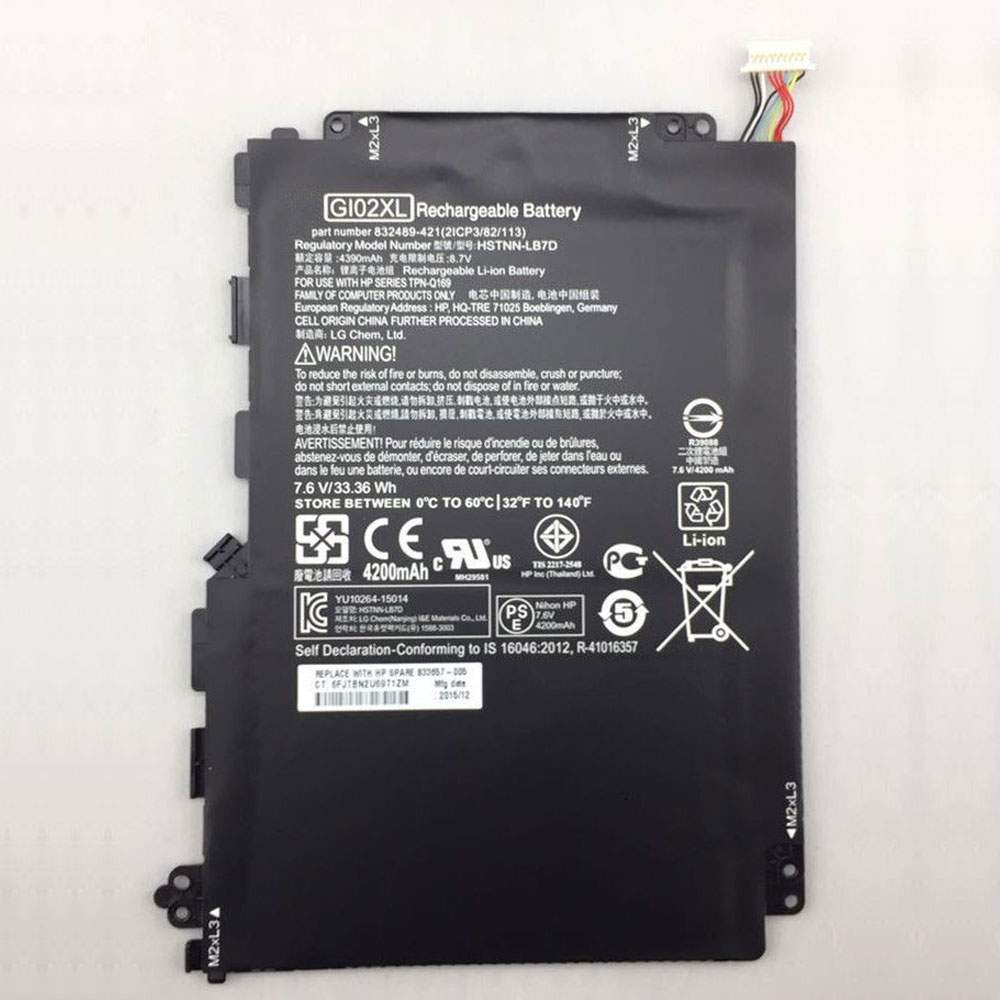 HP 833657-005 Tablet Accu batterij