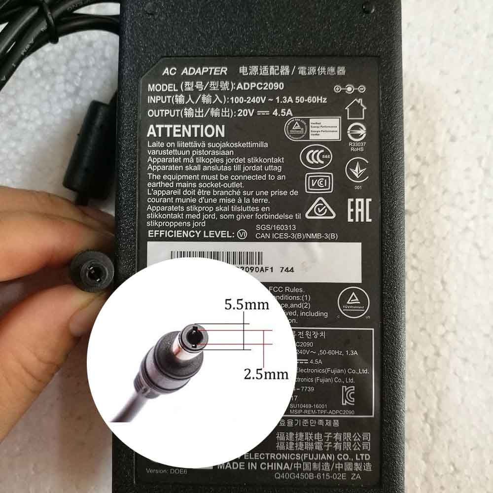 90W Philips ADPC2090 Adapter