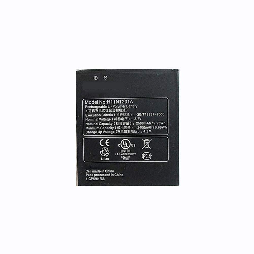 Batterie pour lenovo A2105 H11NT201A, 2400mAh/8.88WH 