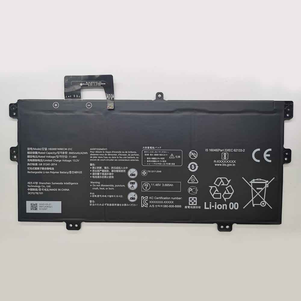 Huawei HB30B1W8ECW-31C Tablet Accu batterij