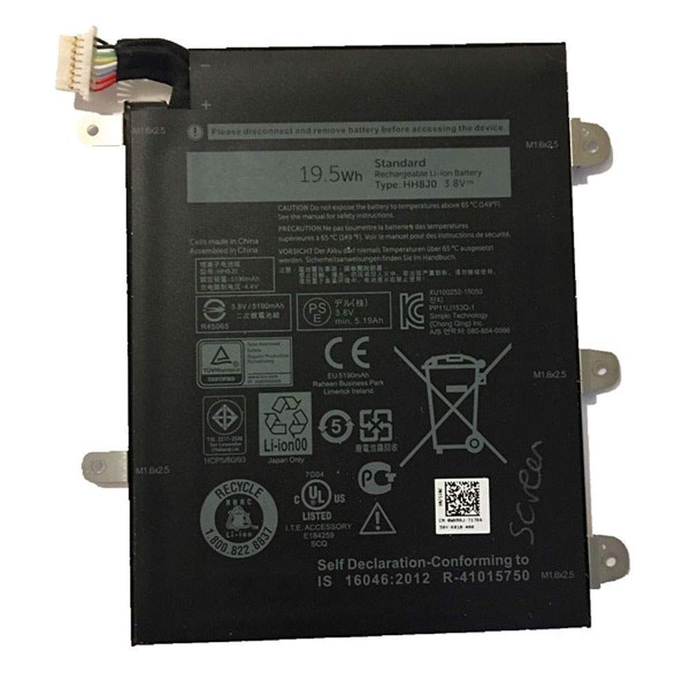 Dell HH8J0 Tablet Accu batterij