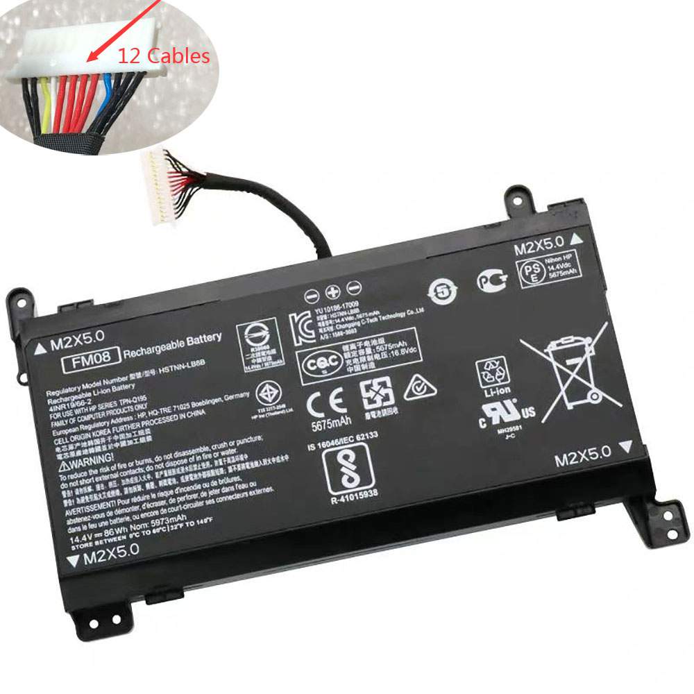 Hp FM08 Laptop accu batterij