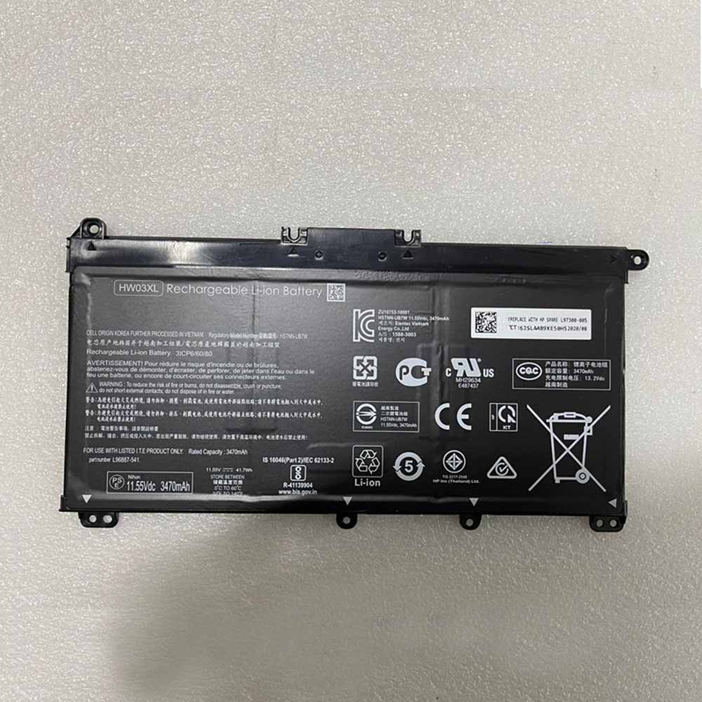 Hp HW03XL Laptop accu batterij