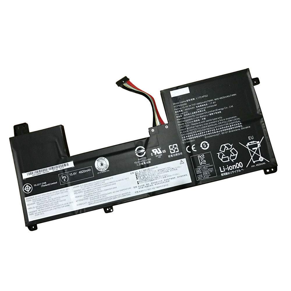 Batterie pour Lenovo Legion Y730-17ICH Y740-17ICH L17C4PG2, 76Wh 