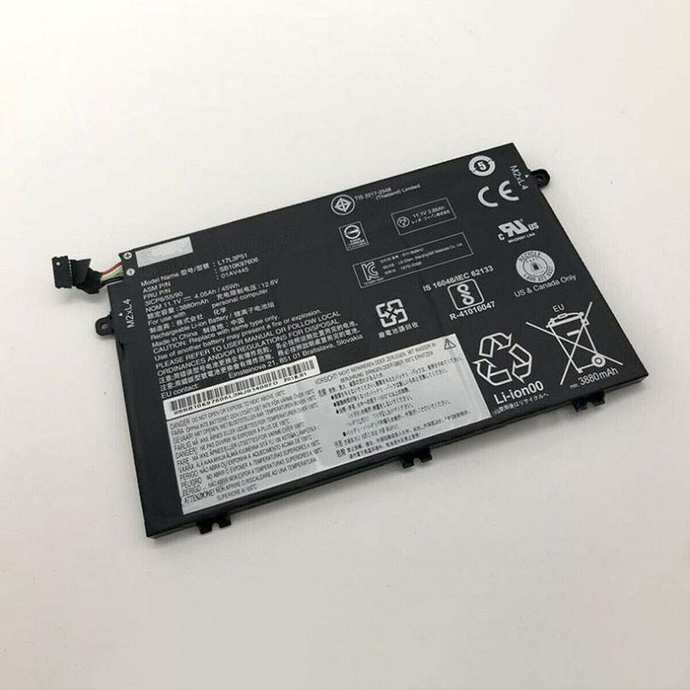 Lenovo L17L3P51 Laptop accu batterij