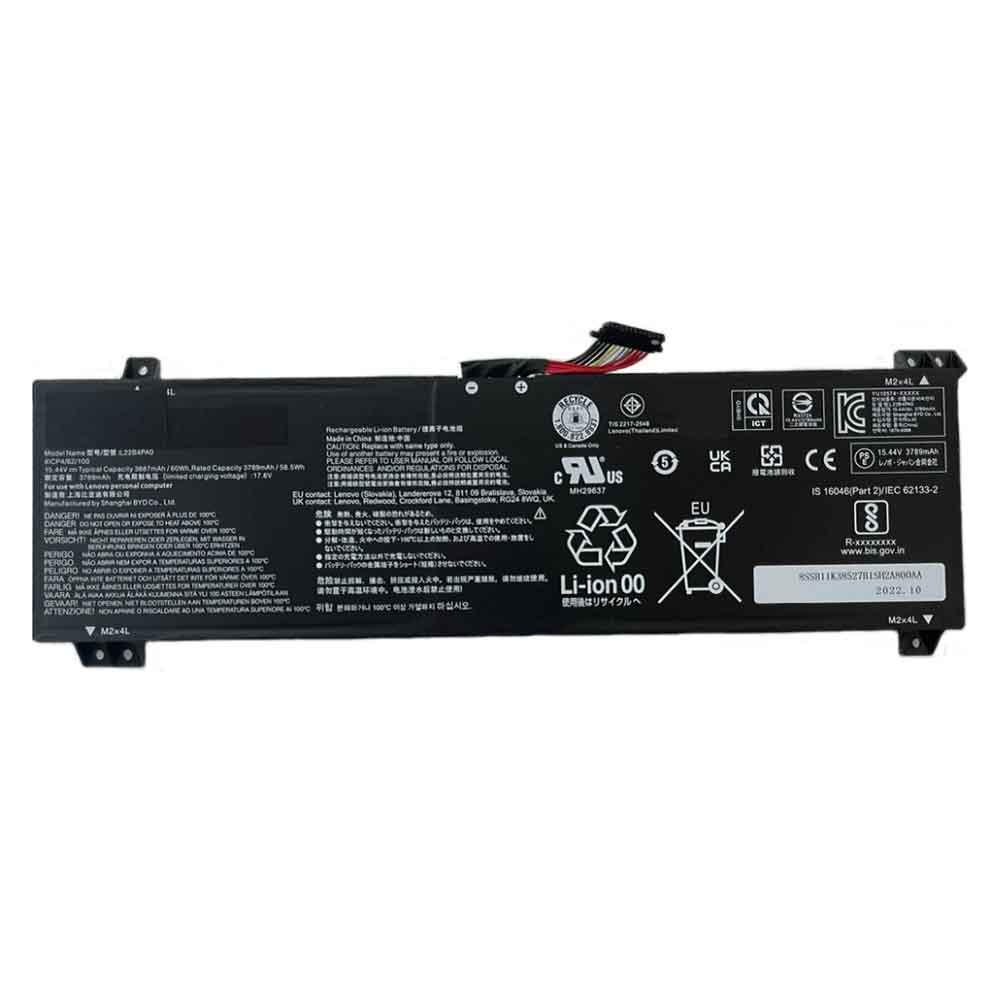 Batterie pour Lenovo L22B4PA0 L22B4PA0, 3887mAh 