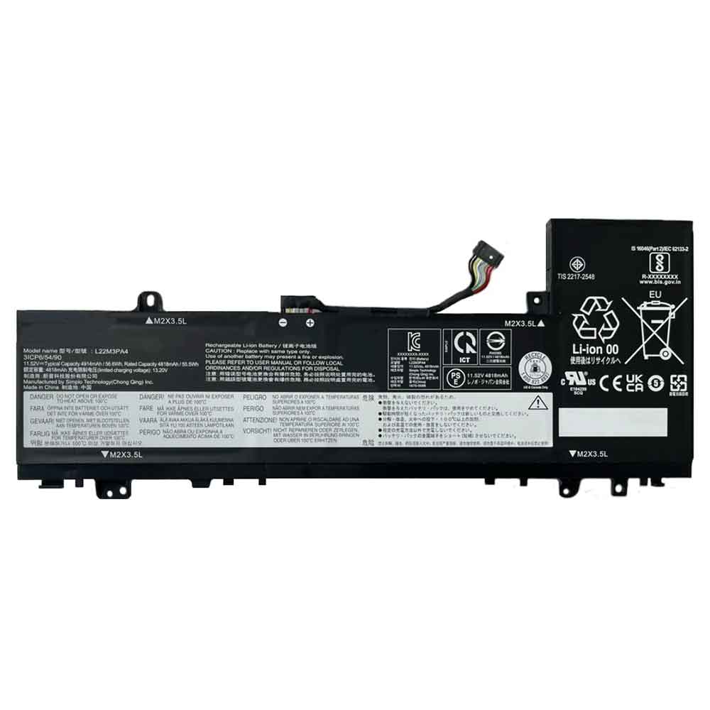 Lenovo L22M3PA4 Laptop accu batterij