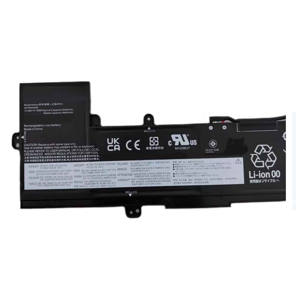 Batterie pour Lenovo L23B4PK2 L23B4PK2, 5040mAh 
