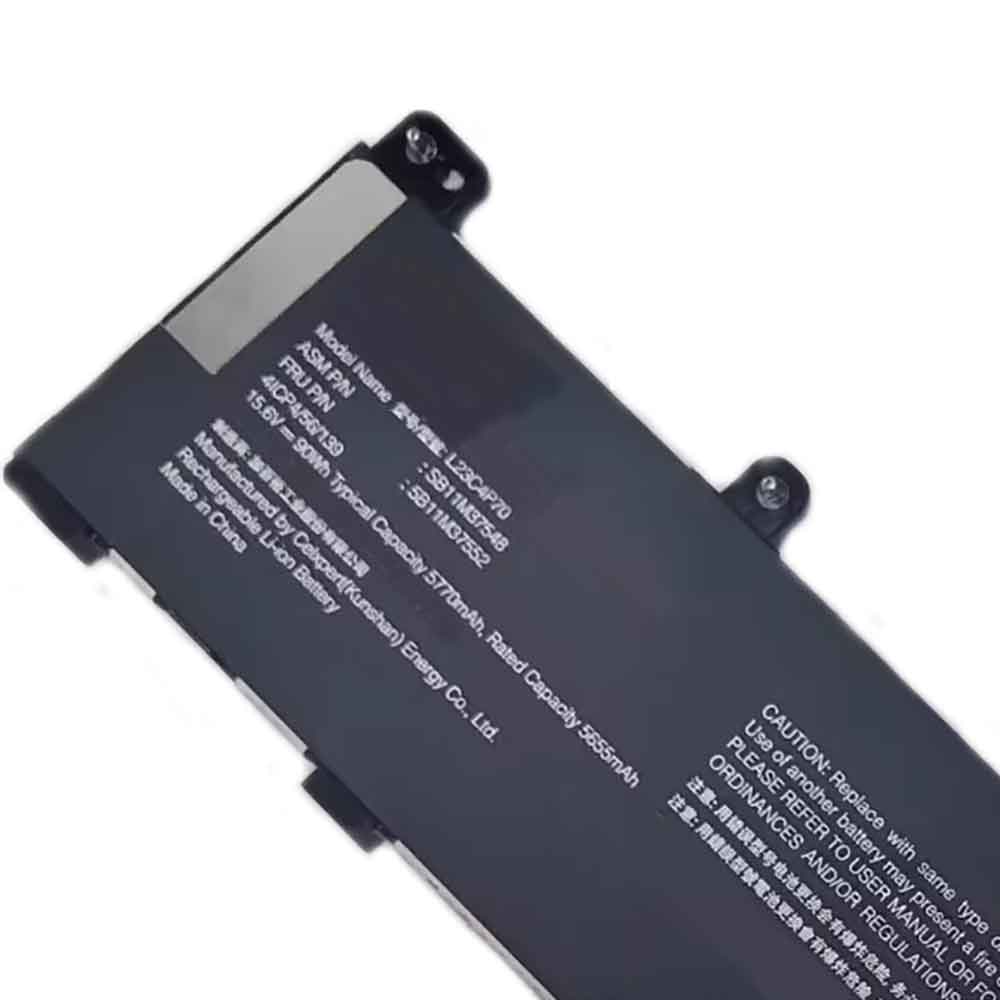 Batterie pour Lenovo Lenovo ThinkPad P1 Gen 7 16" L23C4P70, 5770mAh 