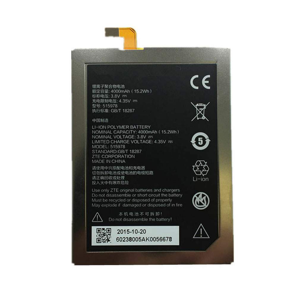 ZTE LI3820T43P6H903546-H Mobiele Telefoon Accu batterij