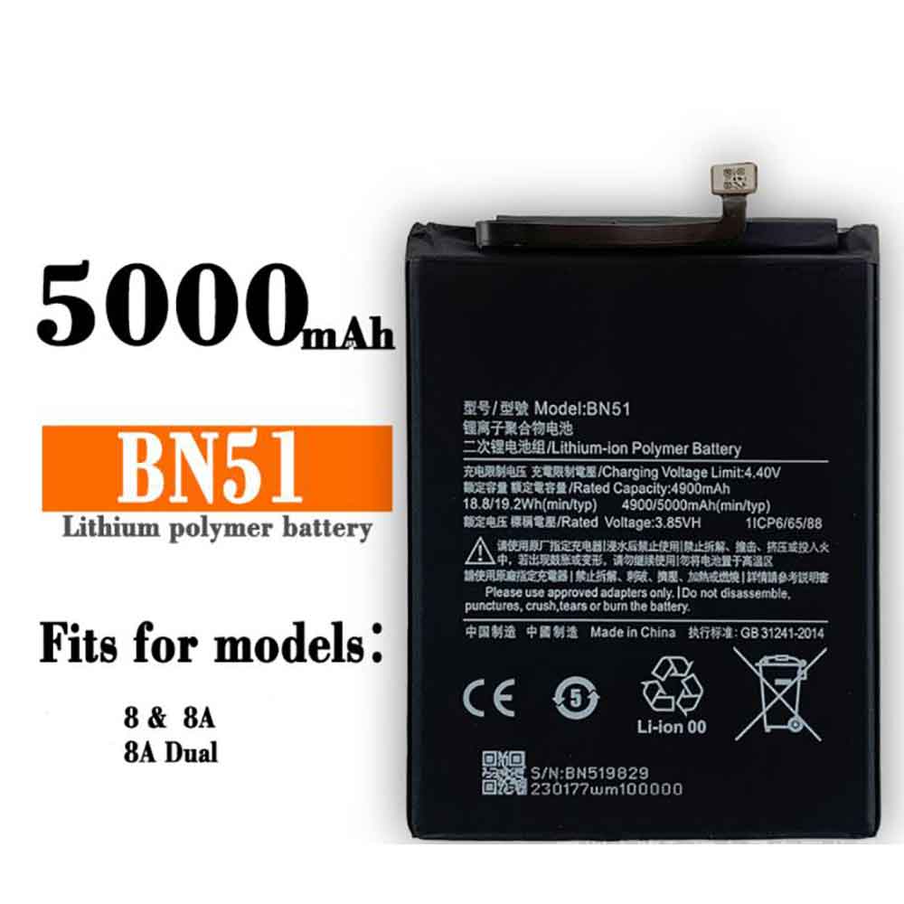 Xiaomi BN51 Mobiele Telefoon Accu batterij