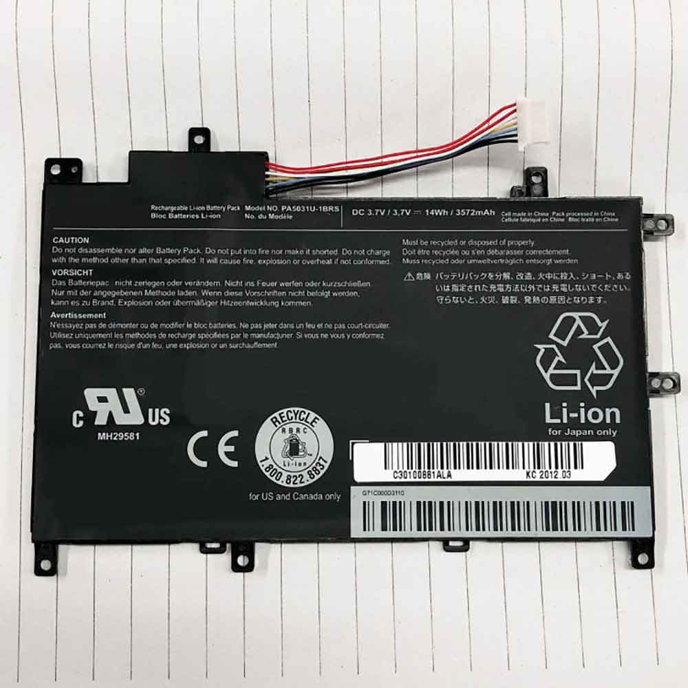 Toshiba PA5031U-1BRS Tablet Accu batterij