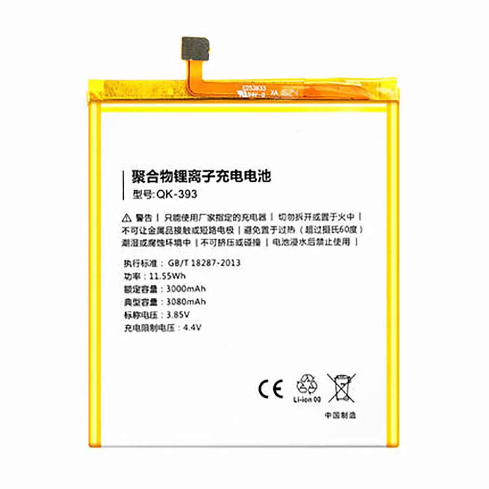 Qiku QK-393 Mobiele Telefoon Accu batterij