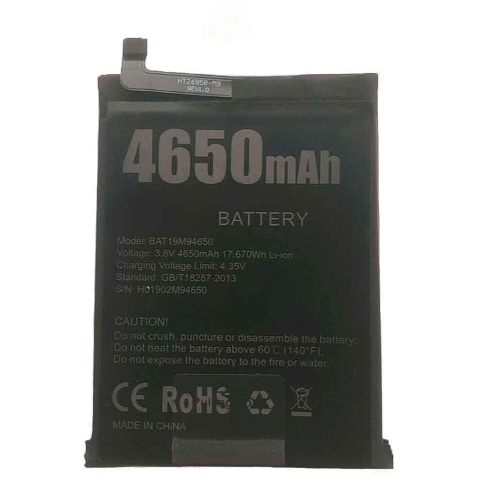 DOOGEE BAT19M94650 Mobiele Telefoon Accu batterij