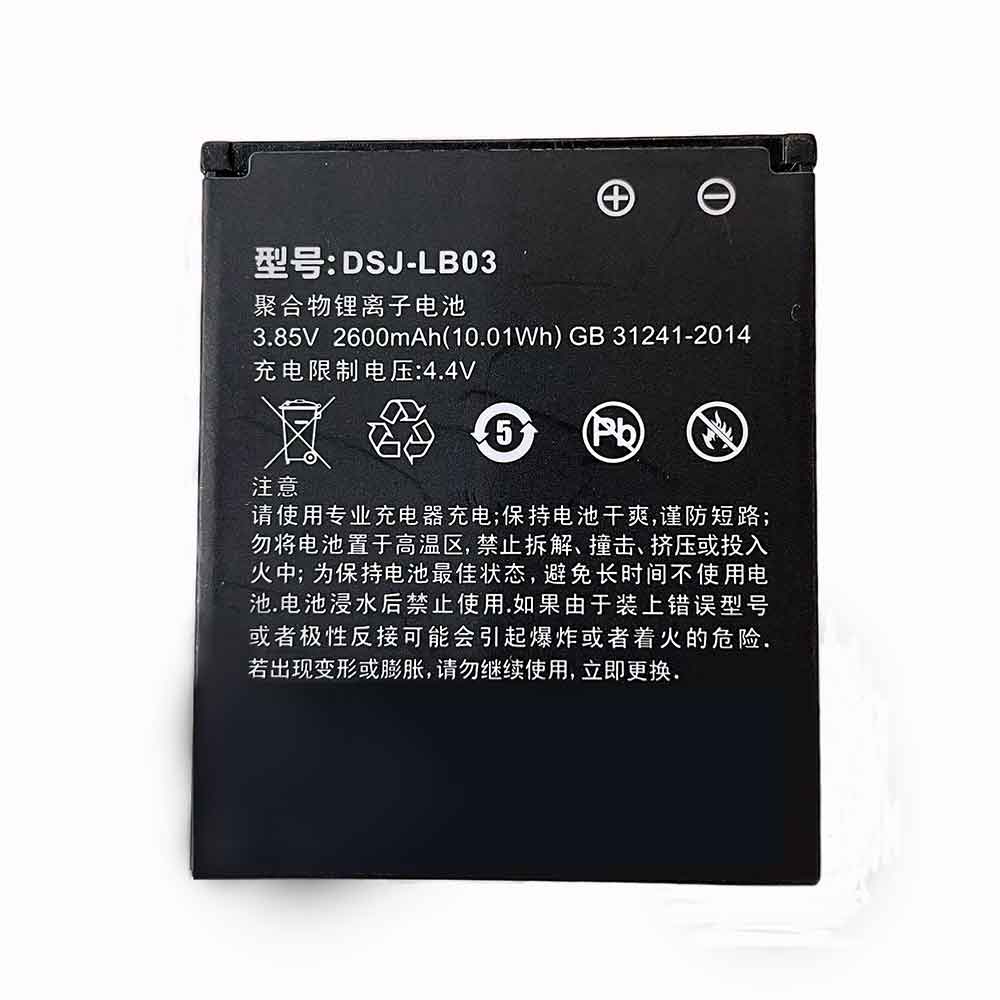 Batterie pour Kedacom Law Enforcement Instrument DSJ-LB03, 2600mAh 