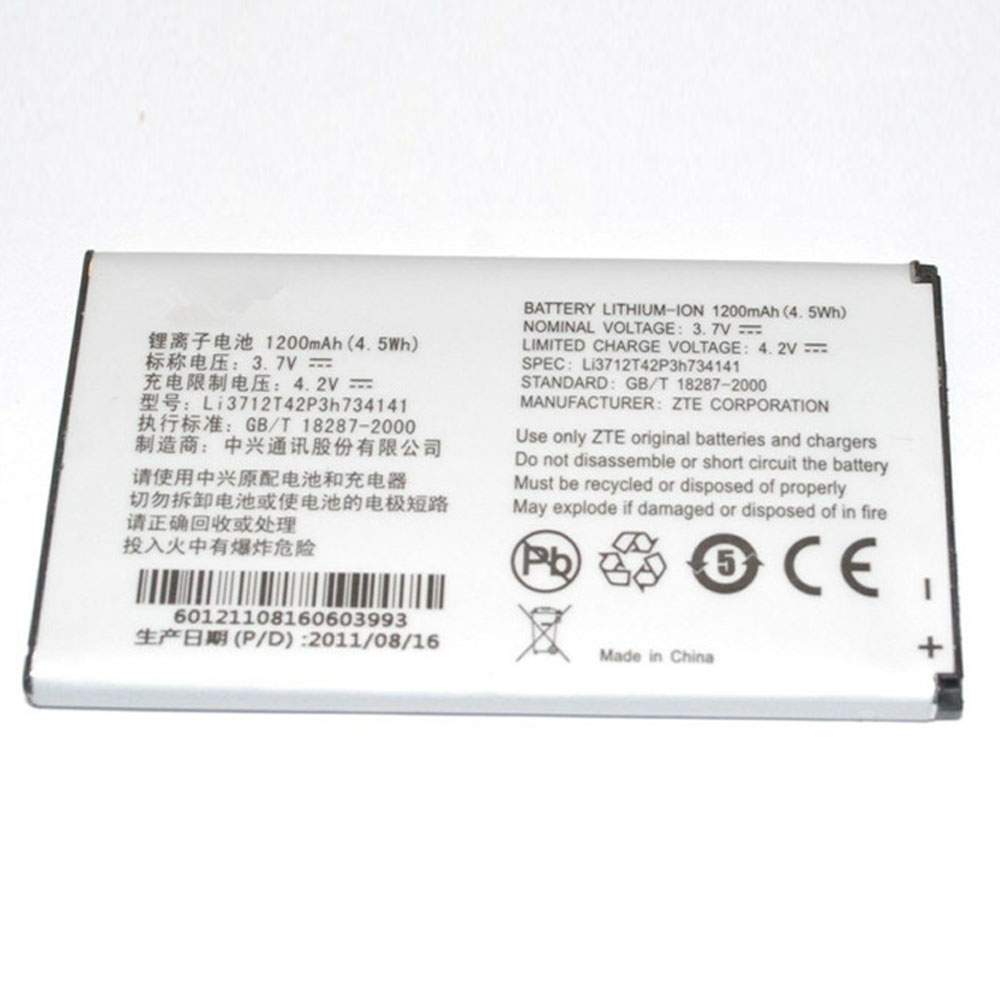 ZTE Li3712T42P3h734141 Mobiele Telefoon Accu batterij