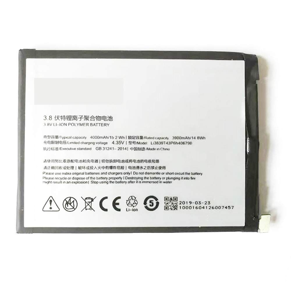 ZTE Li3839T43P6h406790 Mobiele Telefoon Accu batterij